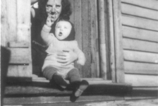 651: Julia (Carroll) Lambe and baby Francis Norman. (circa 1945) [courtesy of Julia (Carroll) Best]  - Julia daughter of William Carroll &amp;amp; Ellen Norman; Francis son of Patrick Norman &amp;amp; Anastasia Lambe